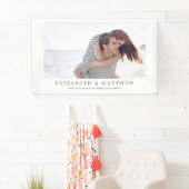 Hochzeit| Elegantes modernes Foto Banner (Insitu)