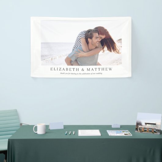 Hochzeit| Elegantes modernes Foto Banner (Messeveranstaltung)