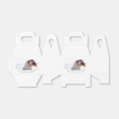 Hochzeit | Elegantes modernes Foto Geschenkschachtel (Ungefaltet)