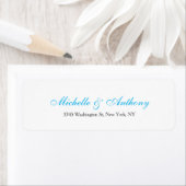 Hochzeit Elegantes Script Creative Sky Blue White (Insitu)