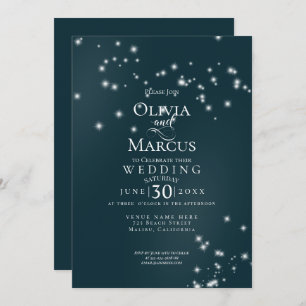 Hochzeit Elegantes Seaside Driftwood Tulle Arbor Einladung