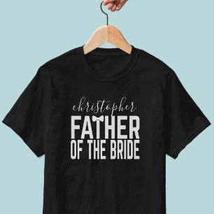 Hochzeit Eltern Name Vater der Braut T-Shirt