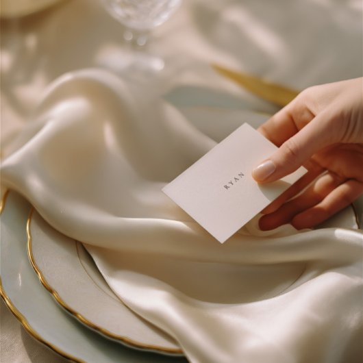 Hochzeit Empfang Mini Gast Visitenkarte 4 in 1 Ankündigung