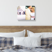 Hochzeit Erinnerungen Bride Groom Wrapped Canvas Leinwanddruck (Insitu (Schlafzimmer))