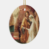 Hochzeit Erste Weihnachtszeit Katholische Keramik  Ornament (Rechts)