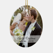 Hochzeit | Erstmaliges Weihnachtsschmuck zum Foto (Rechts)