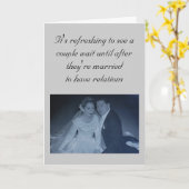 Hochzeit - Es ist erfrischend zu sehen, ein paar w Karte (Gelbe Blume)