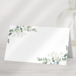 Hochzeit Eukalyptus Greenery Blank Platzkarte