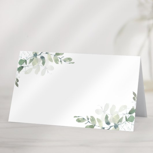 Hochzeit Eukalyptus Greenery Blank Platzkarte