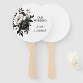 Hochzeit Fächer (Vorne und Hinten)