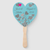 Hochzeit Fächer (Rückseite)