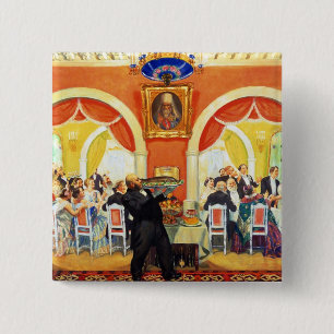 Hochzeit Feast, 1917 Button