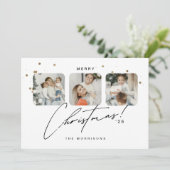 HOCHZEIT FEIERTAGSKARTE (Stehend Vorderseite)