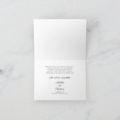 Hochzeit Flat Dankeskarten Dankeskarte (Innenseite)