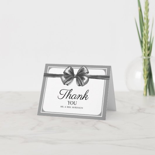 Hochzeit Flat Dankeskarten Dankeskarte (Vorderseite)