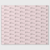 Hochzeit Forever Text in moderner Schrift Geschenkpapier (Flach)