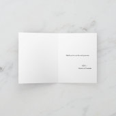 Hochzeit Foto Collage Danke (Innenseite)