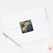 Hochzeit Foto Danke Geschenk Aufkleber (Umschlag)