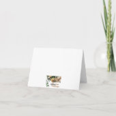 Hochzeit Foto Dankeschön Karten (Rückseite)