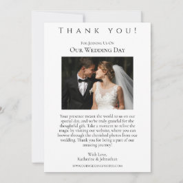 Hochzeit Foto-Dankeschön - Pferd und Blume Einladung