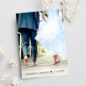 Hochzeit Foto glücklich je nach Party Empfang Einladung