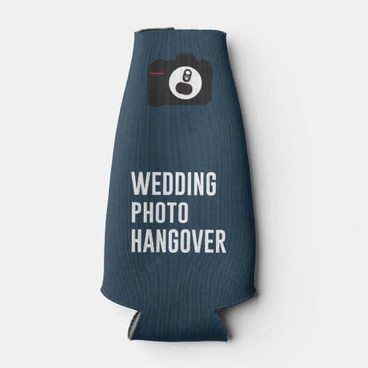 Hochzeit Foto Hangover Bierflasche Cooler Flaschenkühler (Vorderseite)