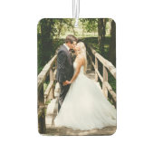 Hochzeit Foto Mr. and Mrs. Autolufterfrischer (Rückseite)