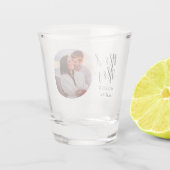 Hochzeit Foto Personalisiert Shot Glass Gefallen Schnapsglas (Rückseite)