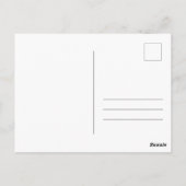 Hochzeit Foto Vielen Dank Postcard Postkarte (Rückseite)