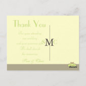 Hochzeit Fotos Danke Postkarten, schlicht Postkarte (Rückseite)