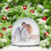 Hochzeit Fotos glücklicherweise je nach Maß Schneekugeln (Weihnachten)