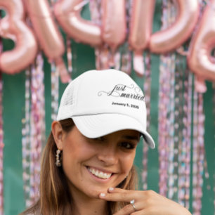 Hochzeit Frisch Vermählt Truckerkappe