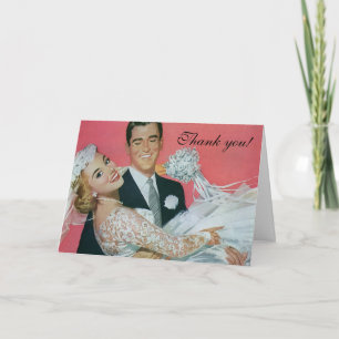 Hochzeit Frischvermählte, Braut & Bräutigam Danke