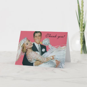 Hochzeit Frischvermählte, Braut & Bräutigam Danke