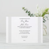 Hochzeit für antikes griechisches Design Einladung (Stehend Vorderseite)