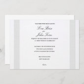 Hochzeit für antikes griechisches Design Einladung (Vorne/Hinten)