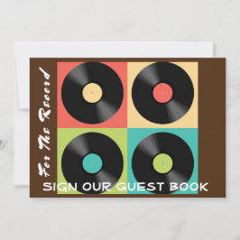 Hochzeit für die Aufzeichnung Einladung