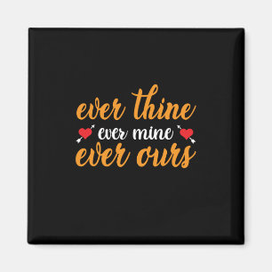 Hochzeit für immer dein je mein je magnet