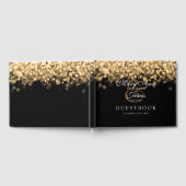 Hochzeit Gästebuch Elegante Gold Lights (Voll)