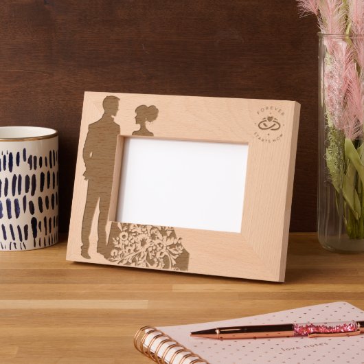 Hochzeit Geätzte Rahmen (Links)