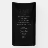 Hochzeit, Gedenkbanner, Elegant, Script-Schriftart Banner (Vertikal)