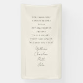 Hochzeit, Gedenkbanner, Elegant, Script-Schriftart Banner (Vertikal)