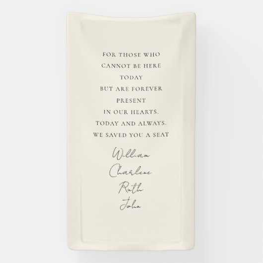 Hochzeit, Gedenkbanner, Elegant, Script-Schriftart Banner (Vertikal)