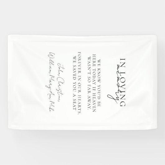 Hochzeit, Gedenkfeier, Weiß, Banner (Horizontal)