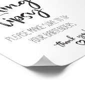 Hochzeit Gefühl Tipsy Poster (Ecke)