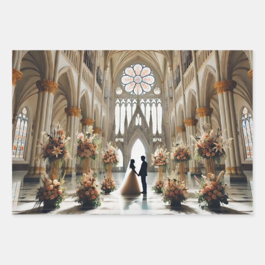 Hochzeit Geschenkpapier Set (Vorderseite 2)