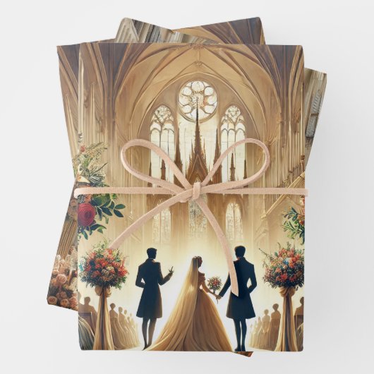 Hochzeit Geschenkpapier Set (Beispiel)