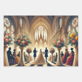 Hochzeit Geschenkpapier Set (Vorderseite)