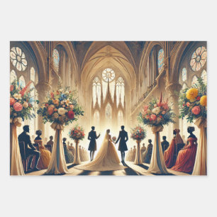 Hochzeit Geschenkpapier Set