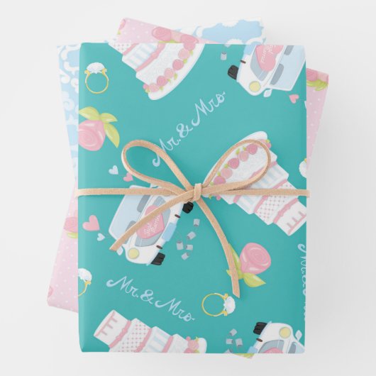 Hochzeit Geschenkpapier Set (Beispiel)